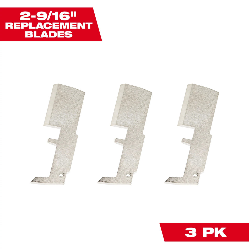 Milwaukee 48-25-5550, 2-9/16" SwitchBlade Replacement Blade (3/pkg)