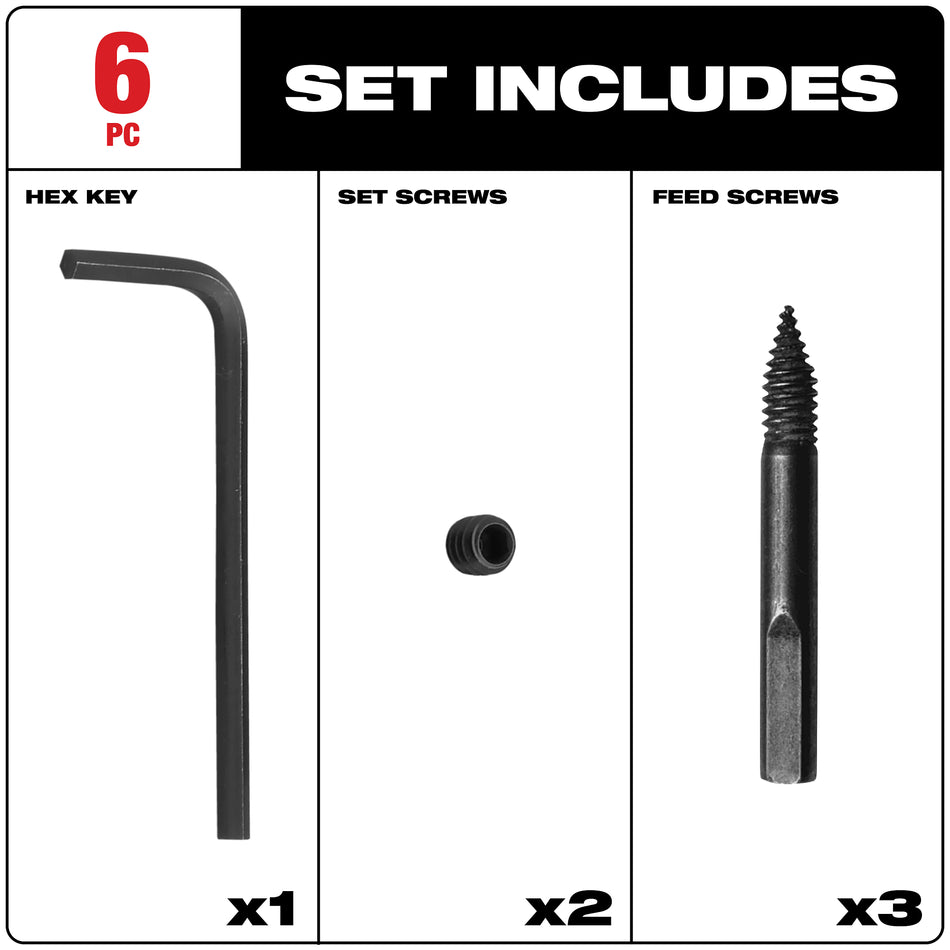 Milwaukee 48-25-7000, Feed and Set Screw Kit