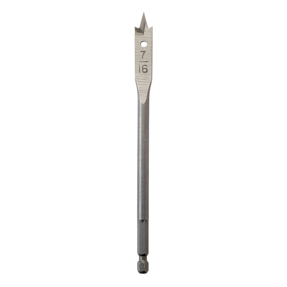 Milwaukee 48-27-0441, Flat Boring Bit 7/16" x 6"