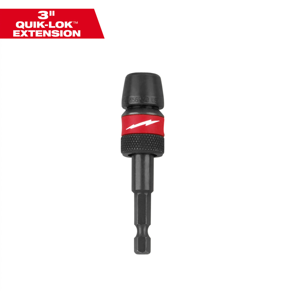 Milwaukee 48-28-1000, 3" x 1/4" Universal QUIK-LOK Extension