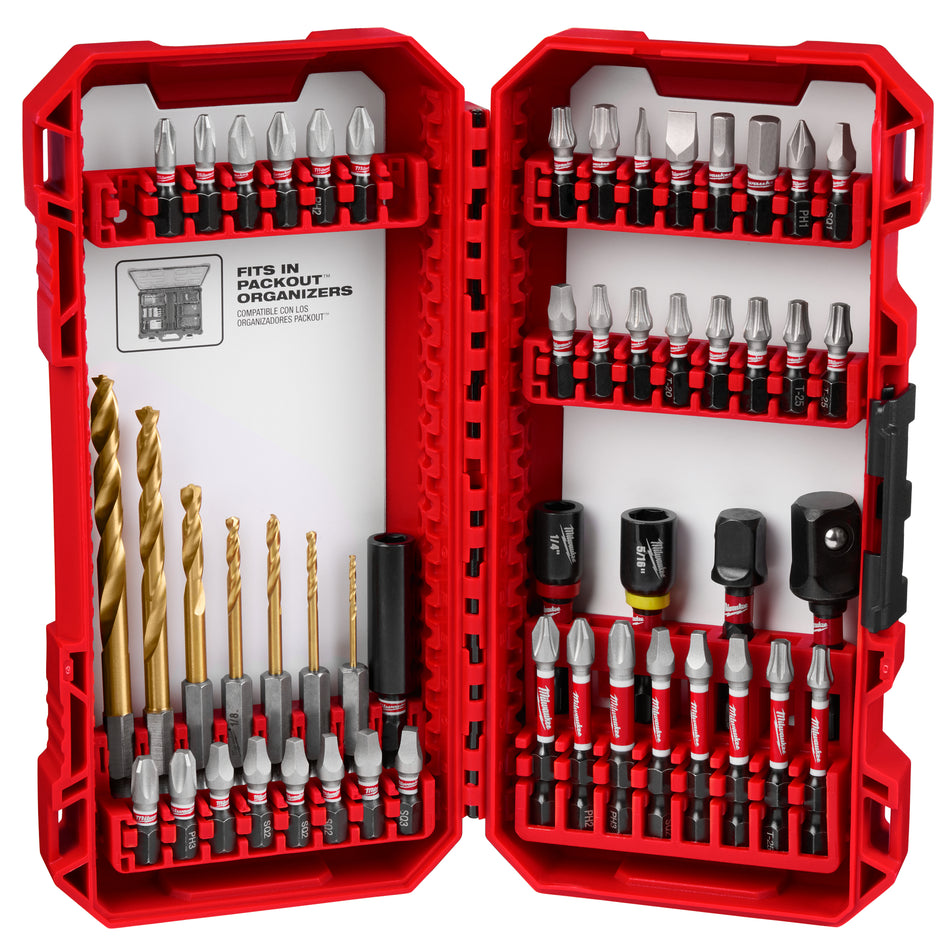 Milwaukee 48-32-4013, SHOCKWAVE 50PC IMPACT DRILL & DRIVE SET
