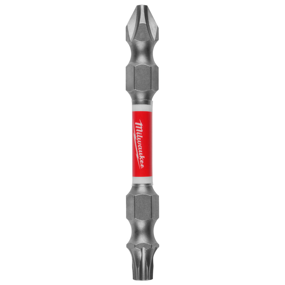 Milwaukee 48-32-4312, SHOCKWAVE PH2/T25 IMPACT DOUBLE ENDED BIT