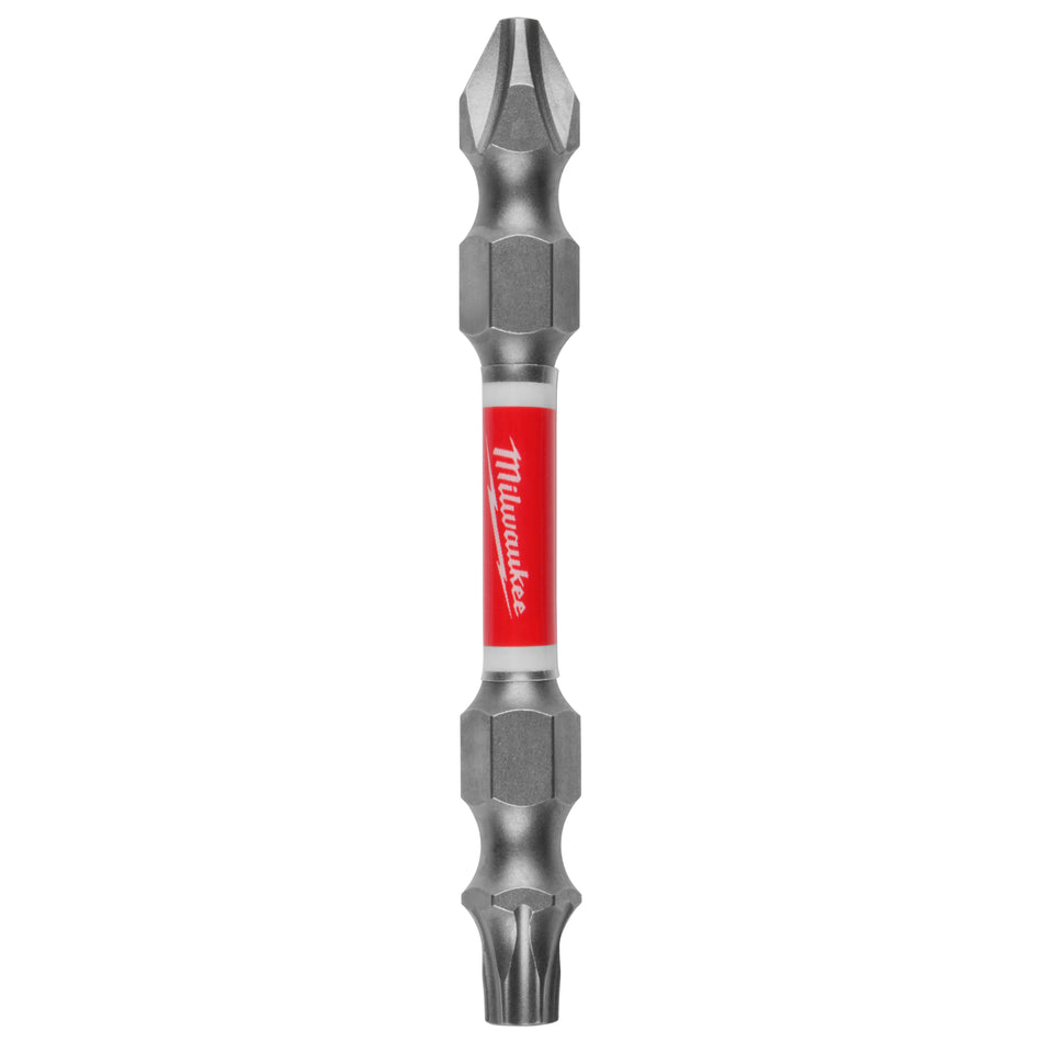 Milwaukee 48-32-4312, SHOCKWAVE PH2/T25 IMPACT DOUBLE ENDED BIT