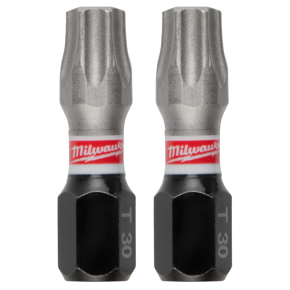Milwaukee 48-32-4437, 1" T30 SHOCKWAVE Impact Duty Bit - 2 Pack