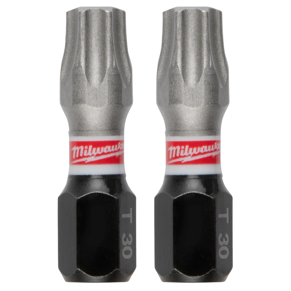 Milwaukee 48-32-4437, 1" T30 SHOCKWAVE Impact Duty Bit - 2 Pack