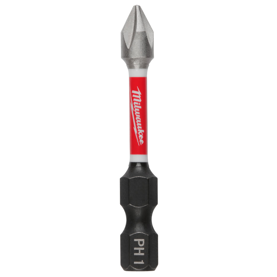 Milwaukee 48-32-4961, 2" PH1 SHOCKWAVE Impact Duty Bit - 2 Pack