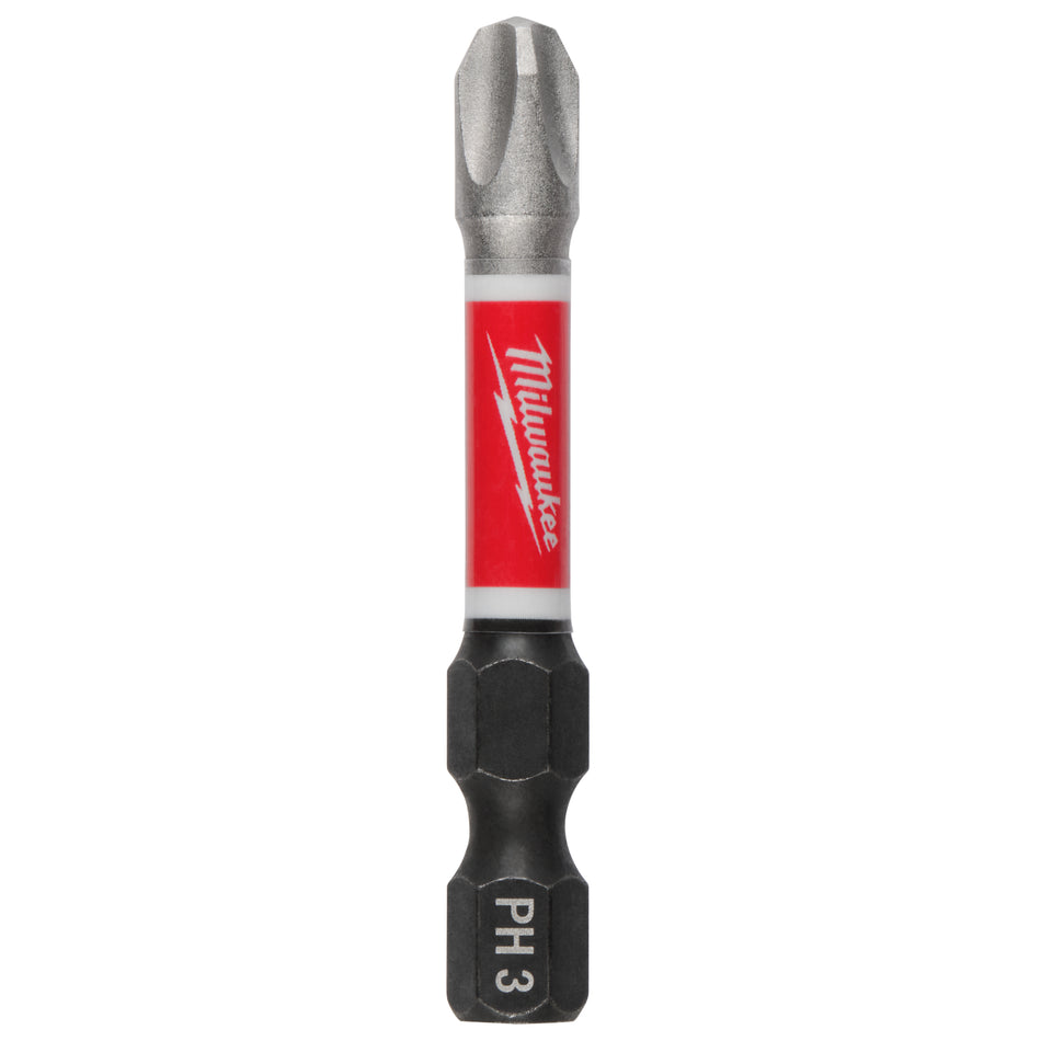 Milwaukee 48-32-4963, 2" PH3 SHOCKWAVE Impact Duty Bit - 2 Pack