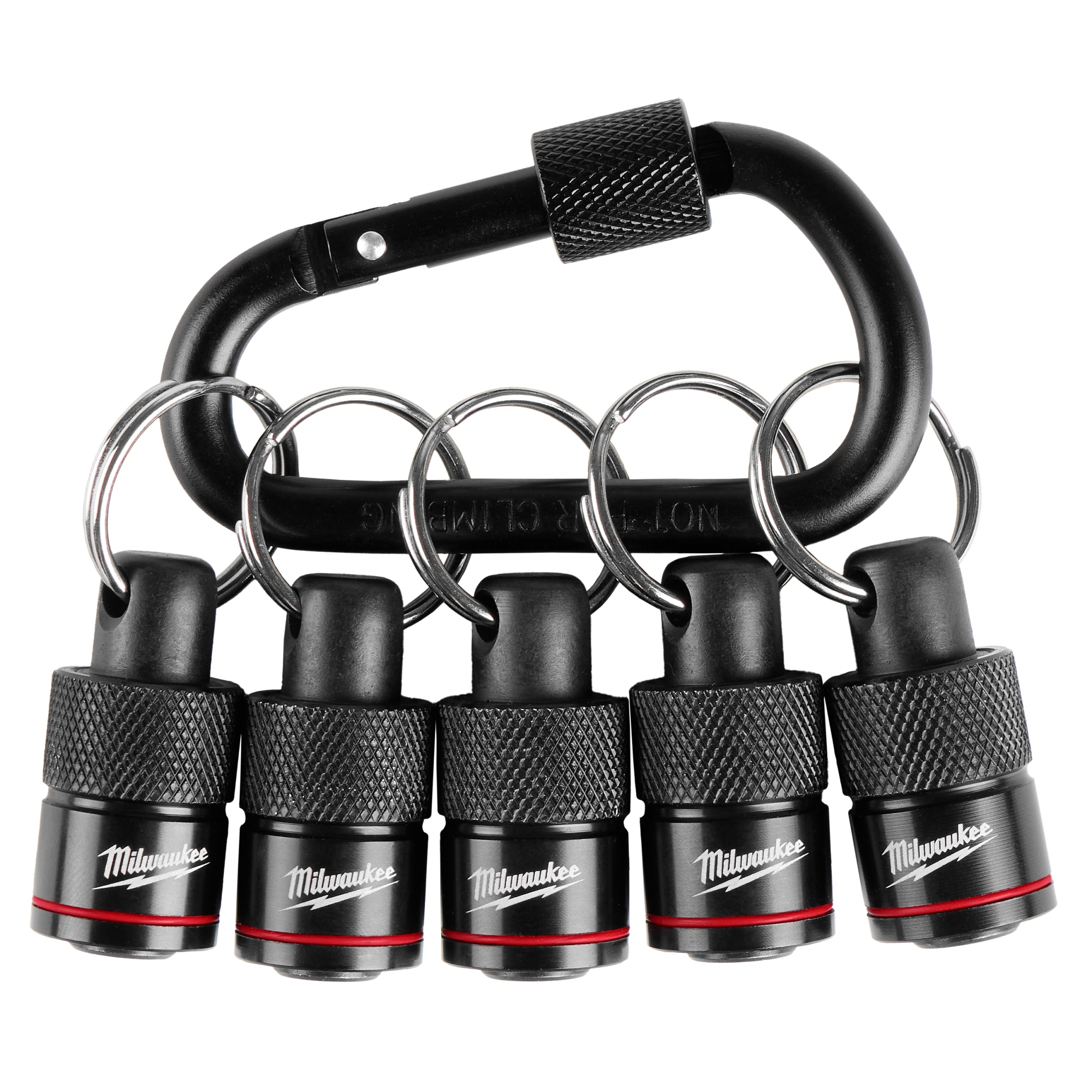 Milwaukee 48-32-4537, 5PC BIT HOLDER W/ CARABINER – Squares