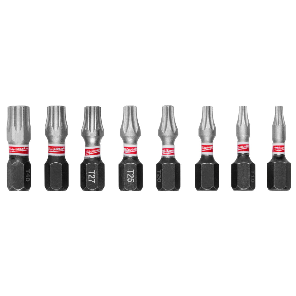 Milwaukee 48-32-4618, SHOCKWAVE Torx Security Insert Bit Set - 10 PC
