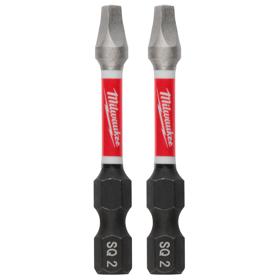 Milwaukee 48-32-4972, 2" SQ2" SHOCKWAVE Impact Duty Bit - 2 Pack