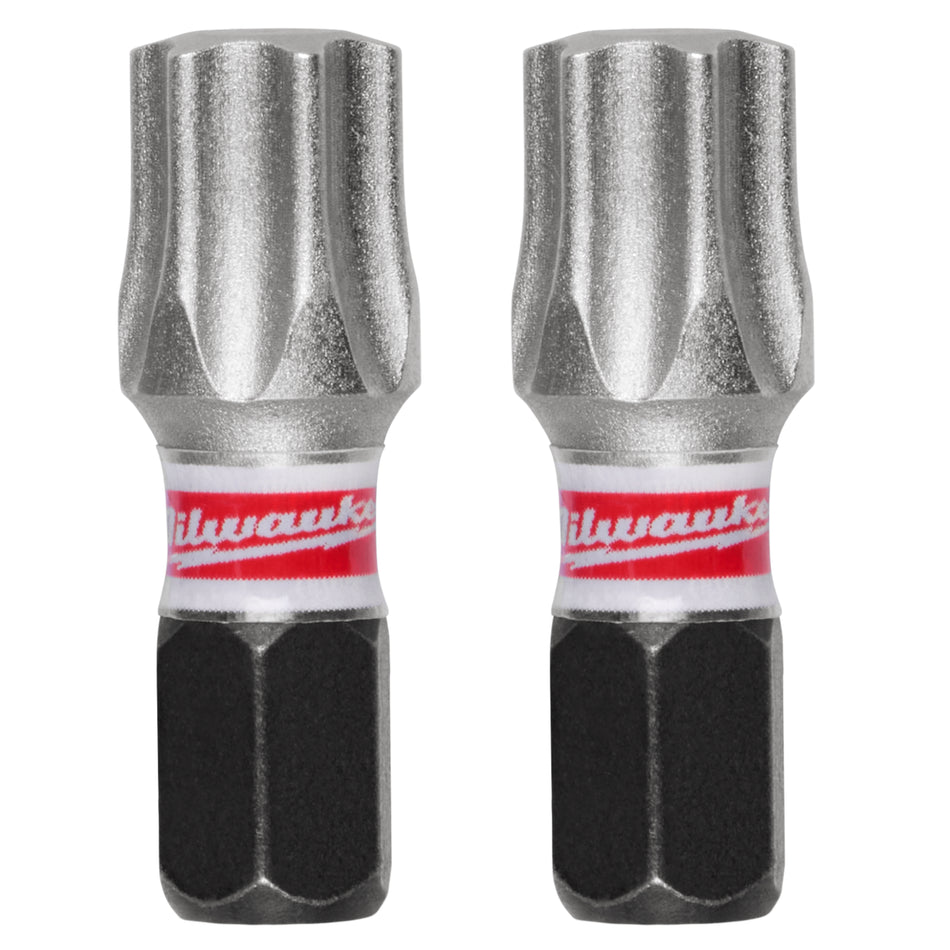 Milwaukee 48-32-4991, SHOCKWAVE™ Impact Duty 1" T45 Insert Bits 2Pk