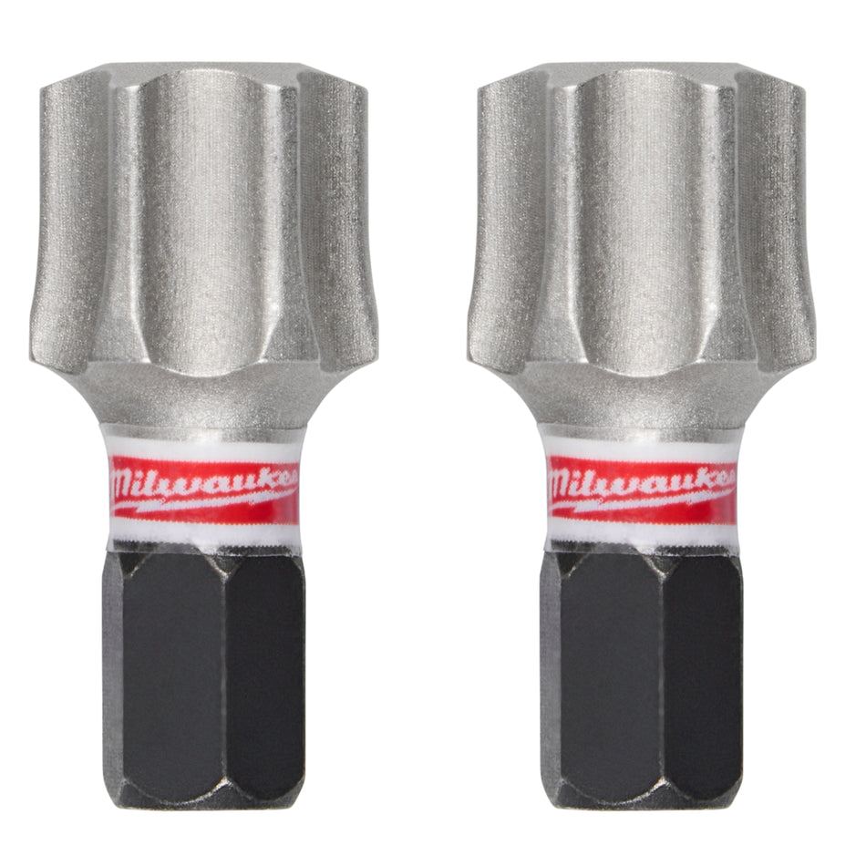 Milwaukee 48-32-6003, SHOCKWAVE™ Impact Duty 1" T55 Insert Bits 2Pk