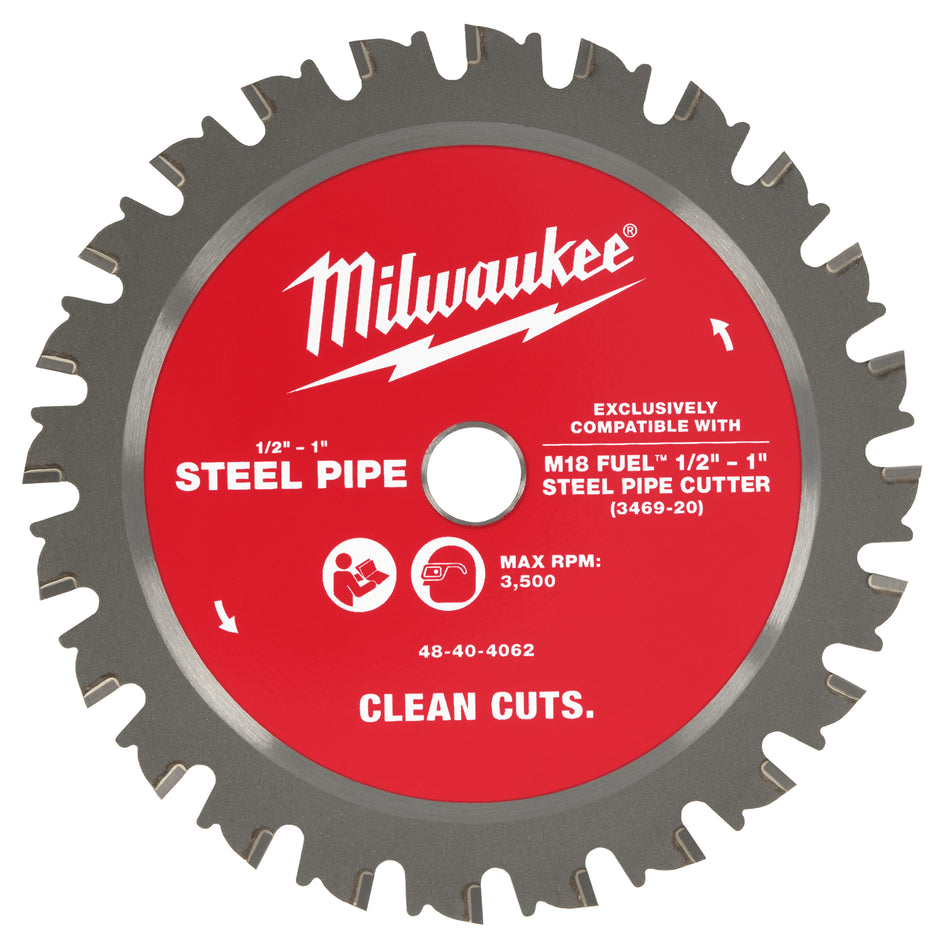 Milwaukee 48-40-4062, 1/2” – 1” Steel Pipe Cutter blade