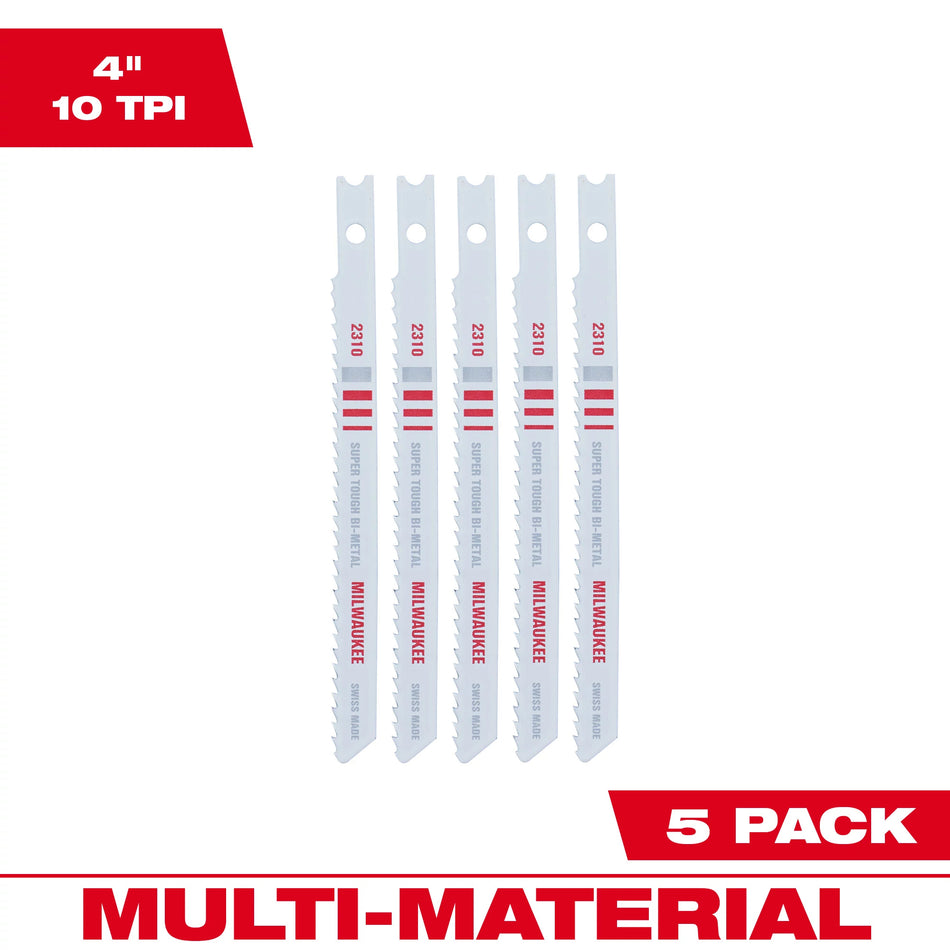 Milwaukee 48-42-2310, JIG SAW BL METAL 10T 4L 5PK