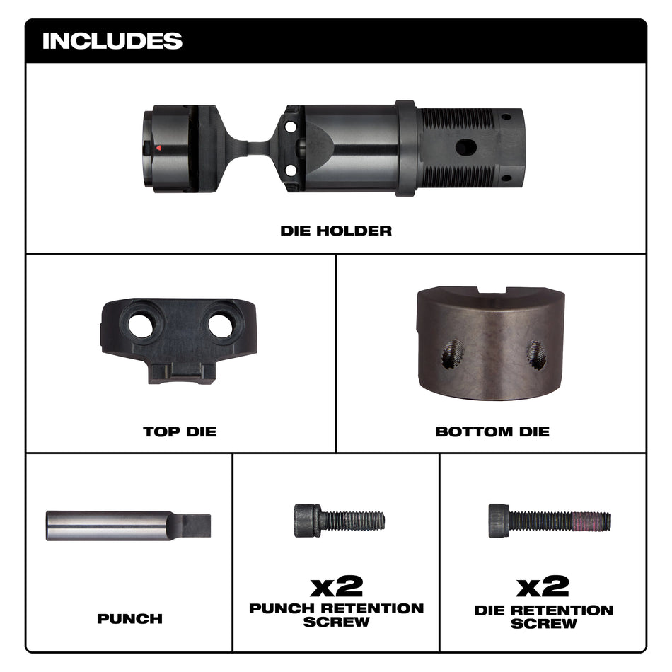 Milwaukee 48-44-0276, M18 FUEL 10ga DIE HOLDER KIT