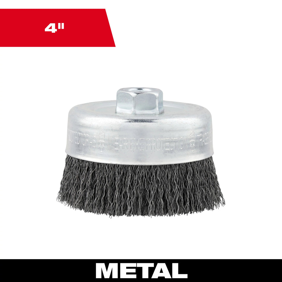 Milwaukee 48-52-1300, 4" Crimped Wire Cup Wheel