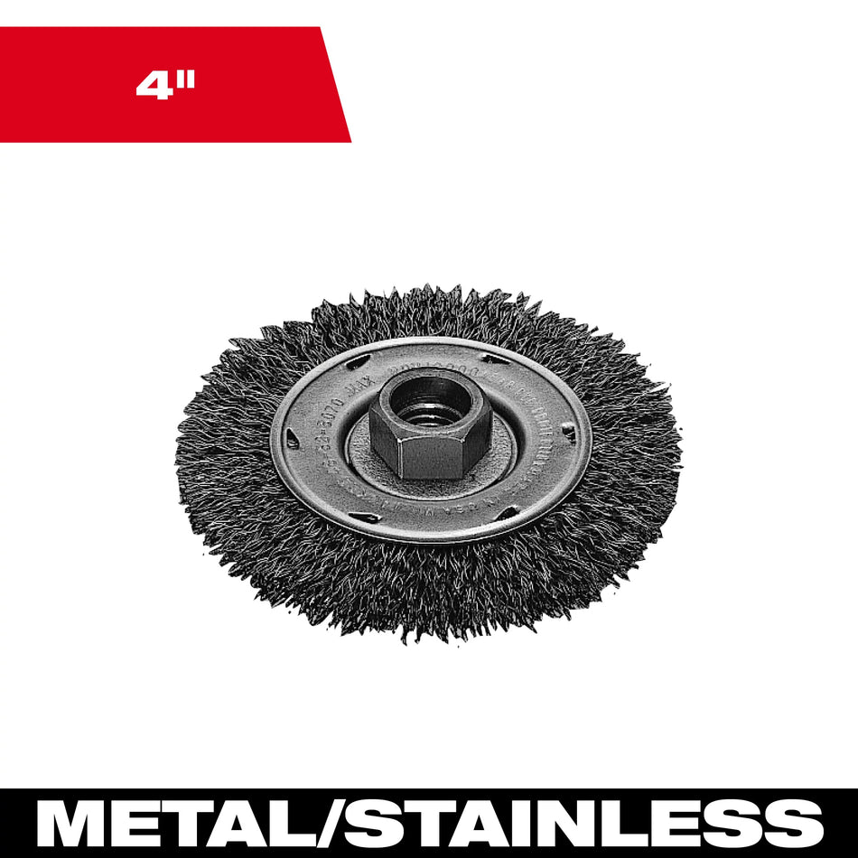 Milwaukee 48-52-5020, 4" Cable Twist Knot Wheel