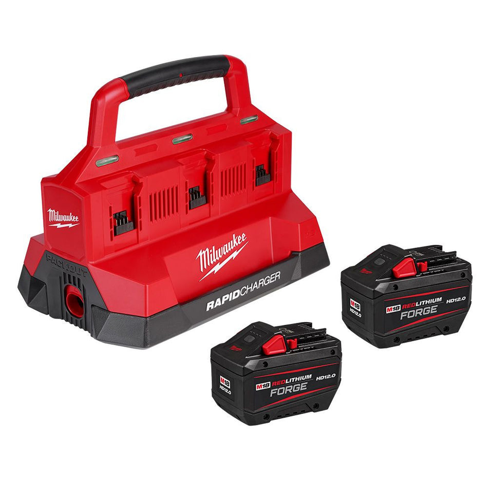 Milwaukee 48-59-1842F, M18 FORGE HD12.0 Battery & PACKOUT™ Charger Starter Kit
