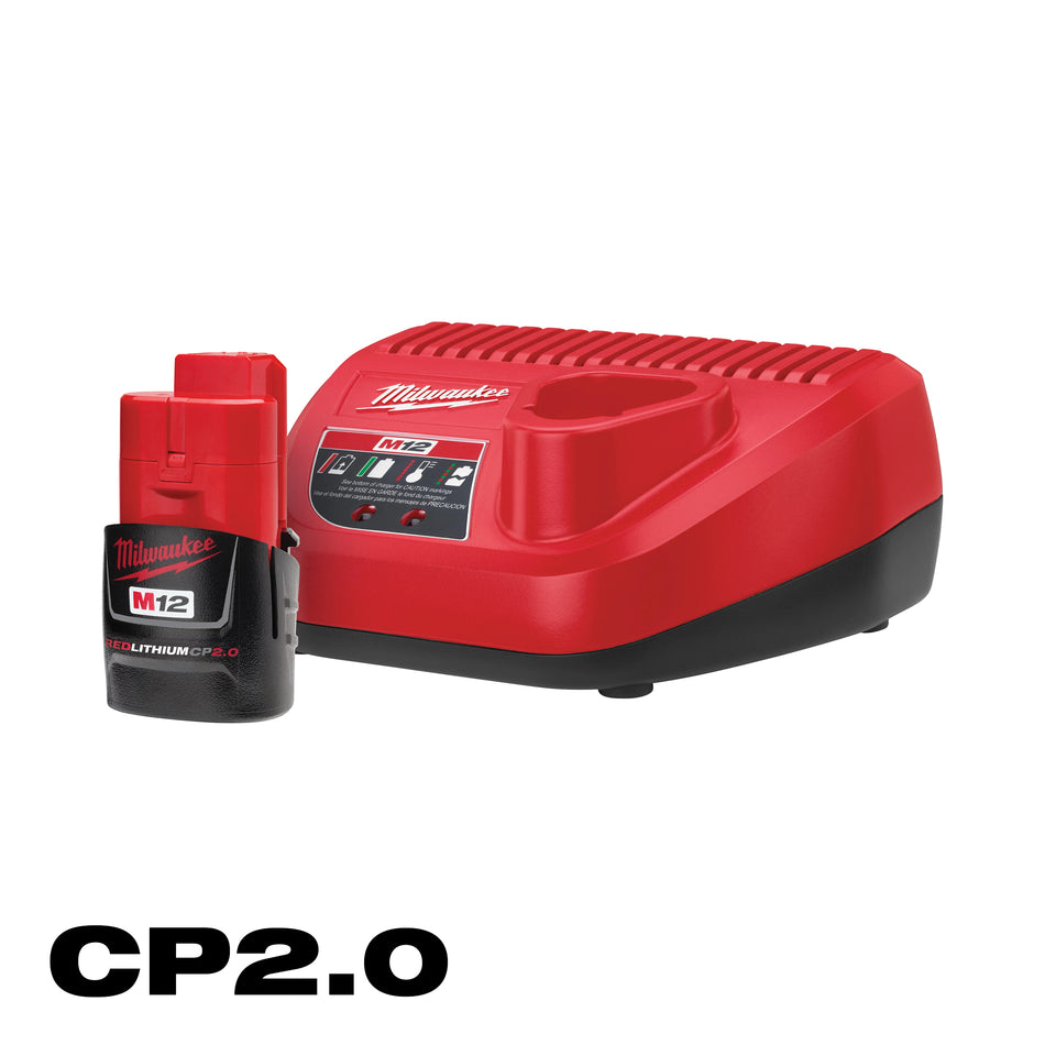 Milwaukee 48-59-2420, M12 2.0 Starter Kit