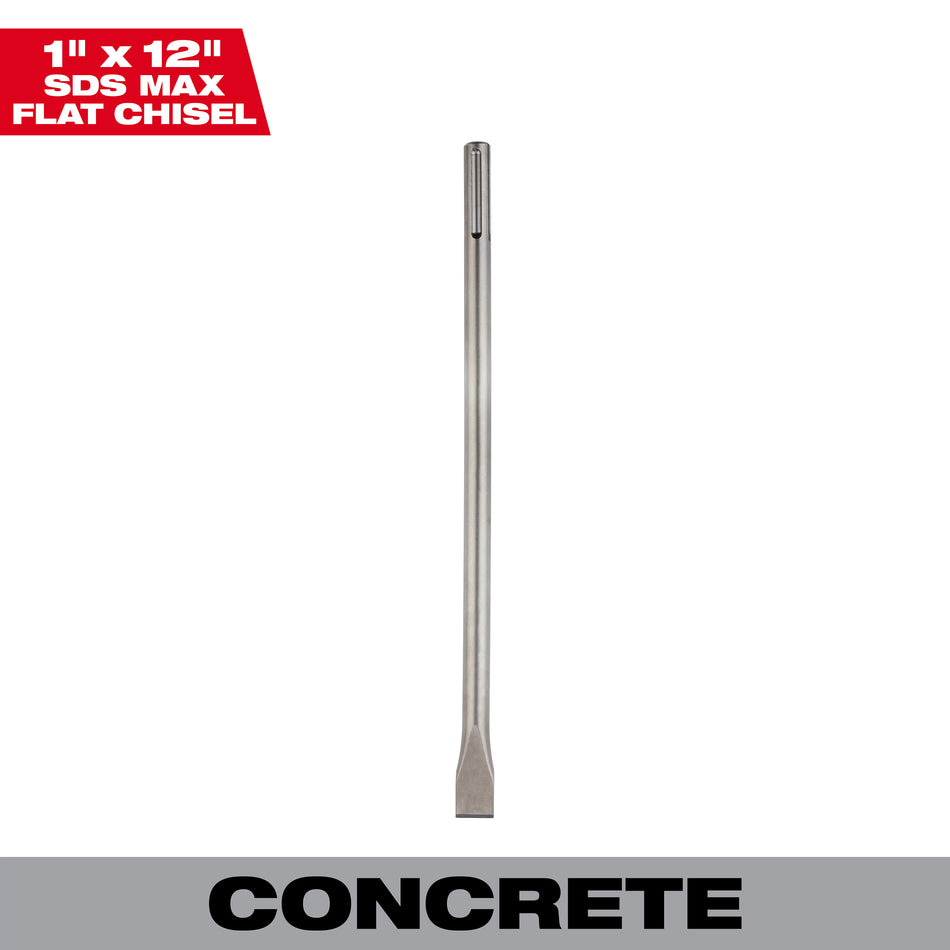 Milwaukee 48-62-4079, SDS-MAX 12" Flat Chisel