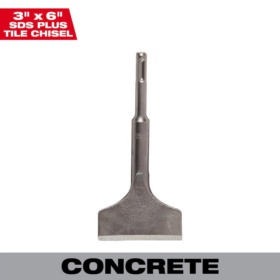 Milwaukee 48-62-6058, SDS PLUS Tile Chisel 3" X 6"