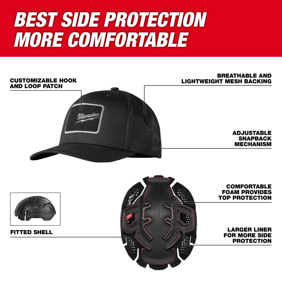 Milwaukee 48-73-1063, Snapback Bump Cap