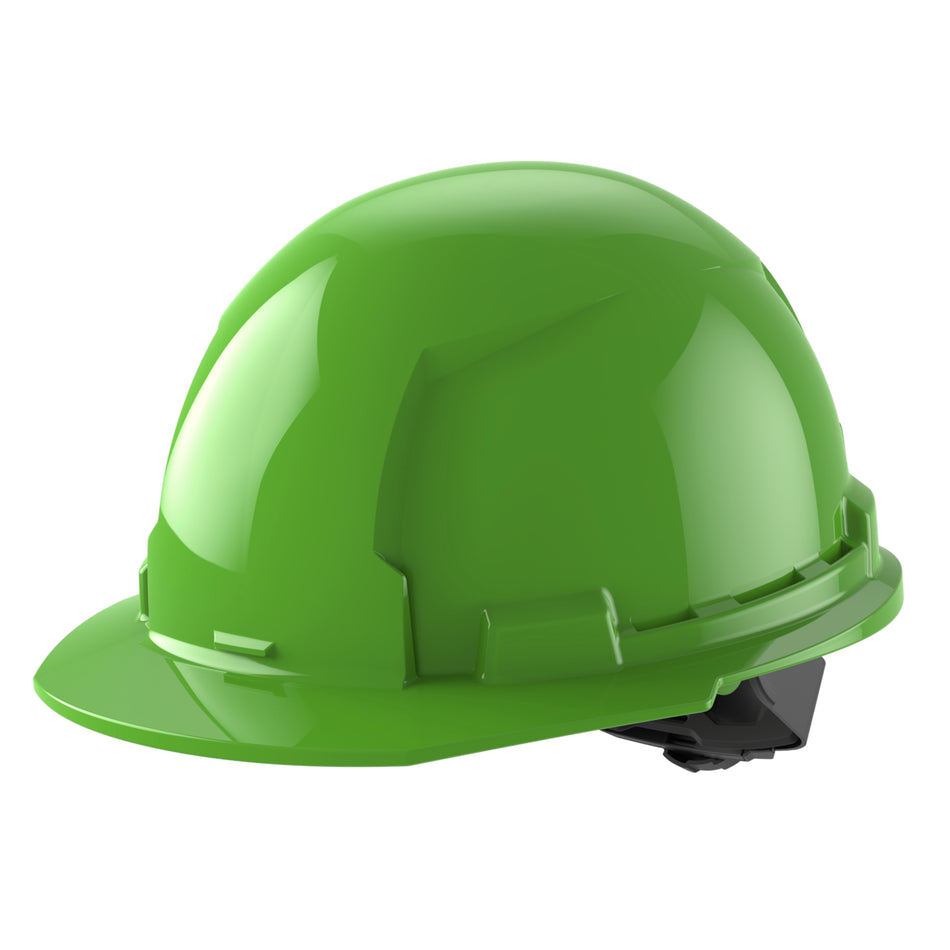 Milwaukee 48-73-1106, BOLT™ Green Front Brim Hard Hat w/4pt Ratcheting Suspension (USA) - Type 1, Class E