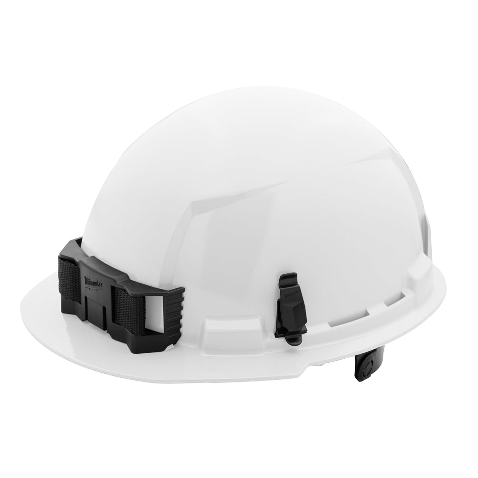 Milwaukee 48-73-1120, BOLT™ White Front Brim Hard Hat w/6pt Ratcheting Suspension (USA) - Type 1, Class E
