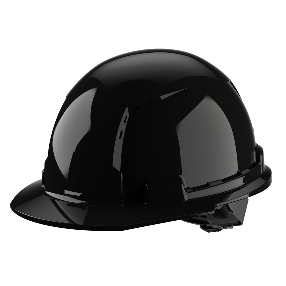 Milwaukee 48-73-1210, BOLT™ Black Front Brim Vented Hard Hat w/4pt Ratcheting Suspension (USA) - Type 1, Class C