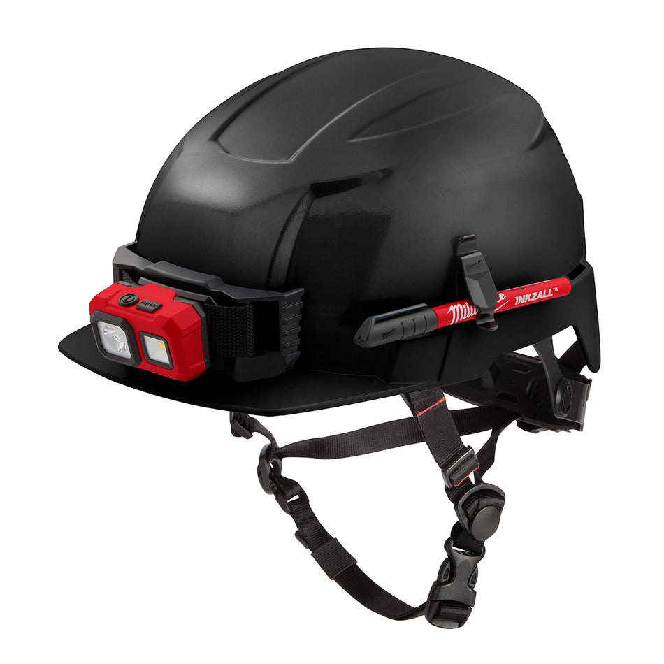 Milwaukee 48-73-1331, BOLT™ Black Front Brim Safety Helmet (USA) - Type 2, Class E
