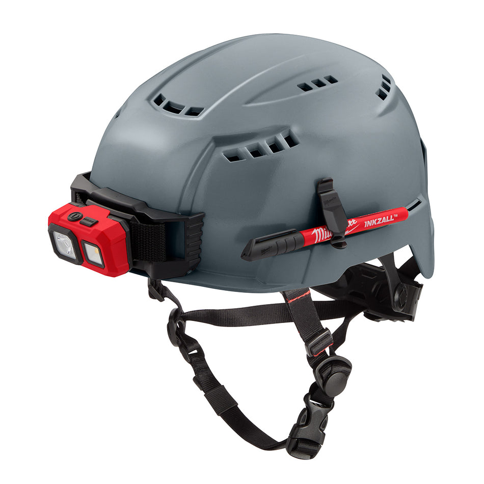 Milwaukee 48-73-1334, BOLT™ Gray Vented Helmet with BOLT™ - Class C