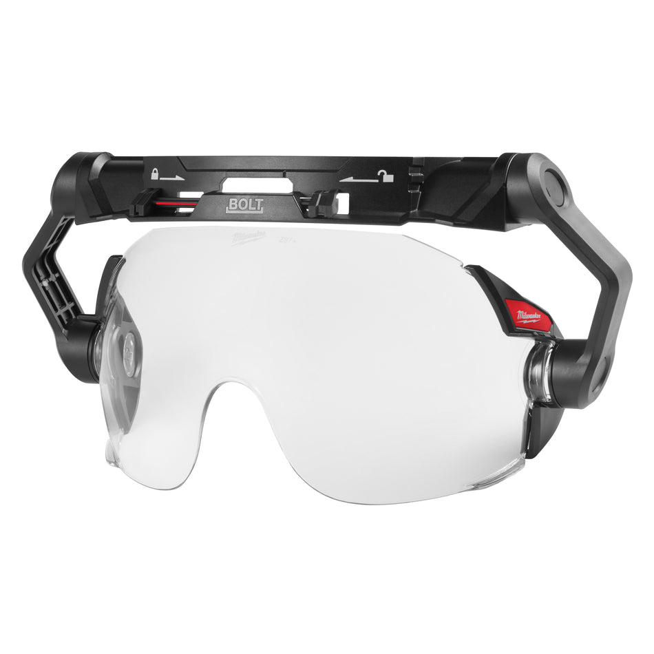 Milwaukee 48-73-1410, BOLT™ Eye Visor - Clear Dual Coat Lens (Compatible with Milwaukee® Safety Helmets & Hard Hats)