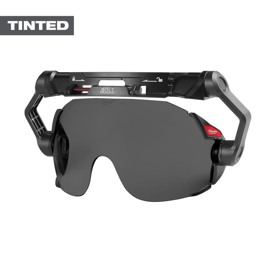 Milwaukee 48-73-1415, BOLT™ Eye Visor - Tinted Dual Coat Lens (Compatible with Milwaukee® Safety Helmets & Hard Hats)