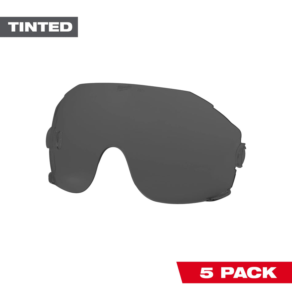 Milwaukee 48-73-1452, 5pk Tinted Eye Visor Replacement Lenses