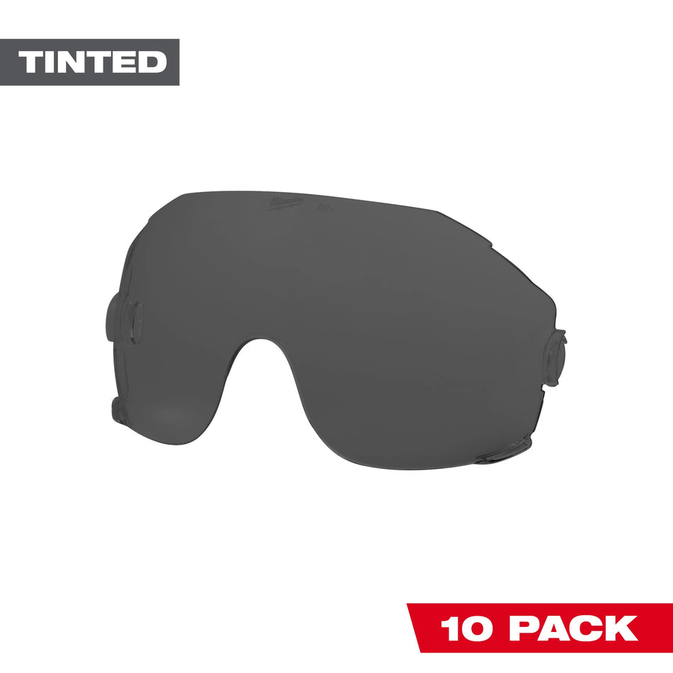 Milwaukee 48-73-1453, 10pk Tinted Eye Visor Replacement Lenses