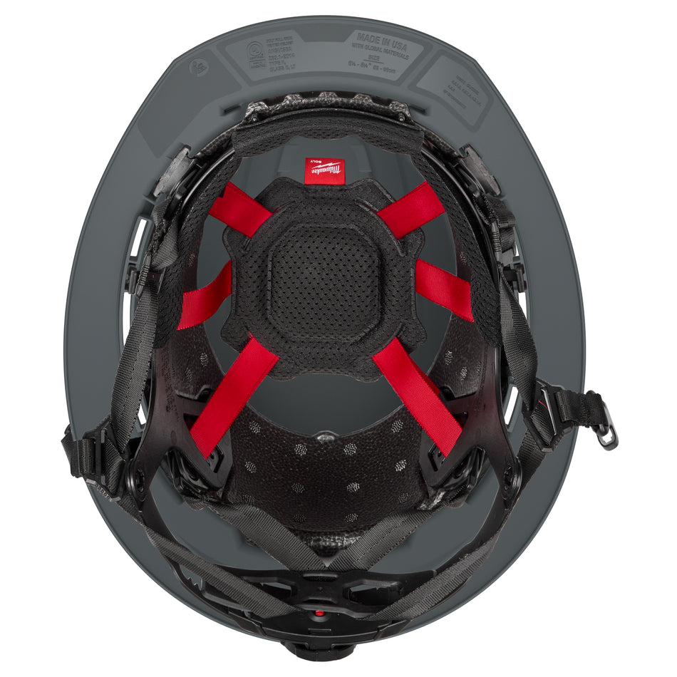 Milwaukee 48-73-1664, BOLT™ Gray Full Brim Vented Safety Helmet – Type 2, Class C