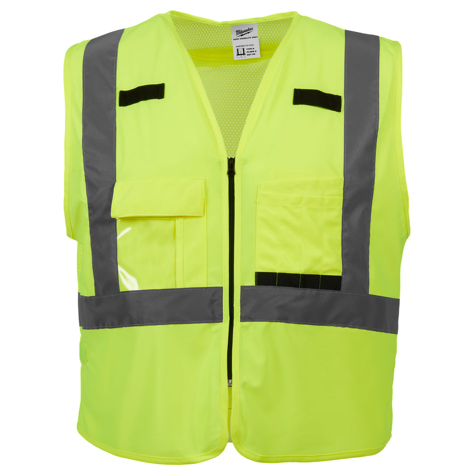Milwaukee 48-73-5061, High Visibility Yellow Safety Vest - S/M (CSA)