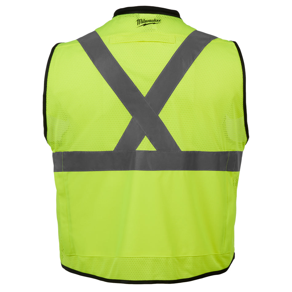 Milwaukee 48-73-5082, High Visibility Yellow Performance Safety Vest - L/XL (CSA)