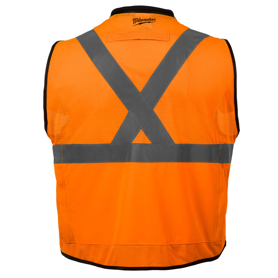 Milwaukee 48-73-5093, High Visibility Orange Performance Safety Vest - XXL/XXXL (CSA)