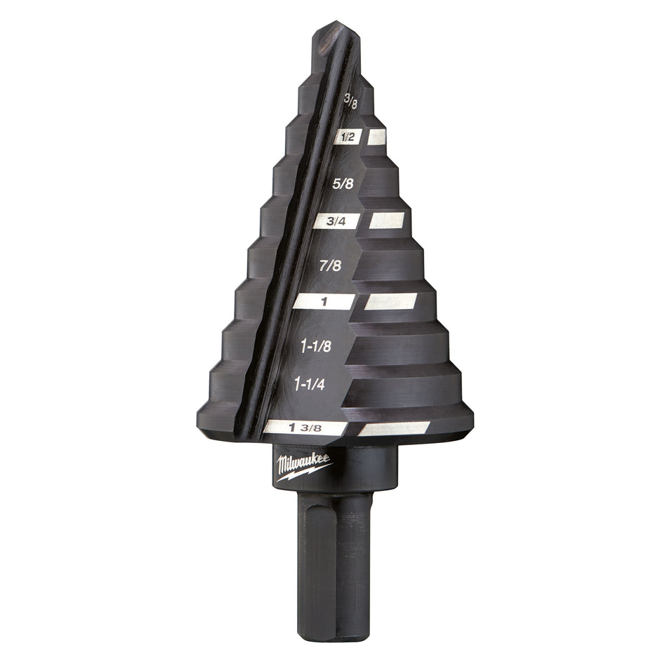 Milwaukee 48-89-9205, #5 Step Drill Bit, 1/4" - 1-3/8" by 1/8"