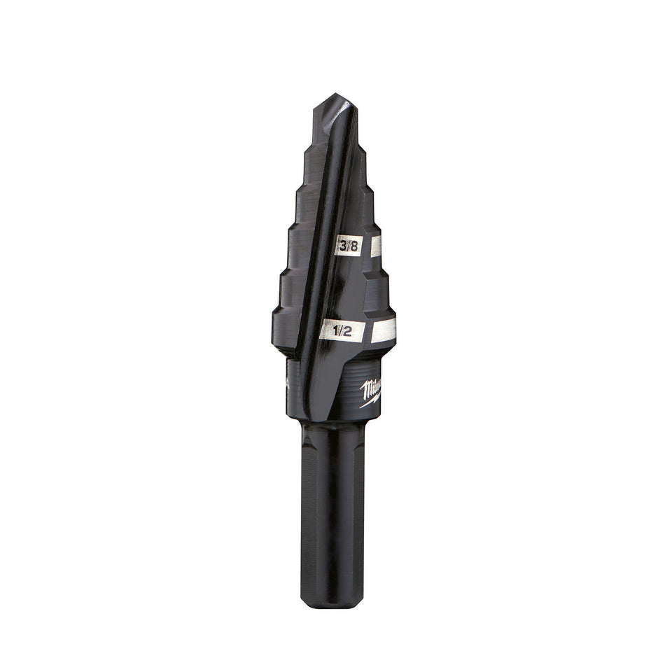Milwaukee 48-89-9206, #6 Step Drill Bit, 3/8" & 1/2" by 1/16"