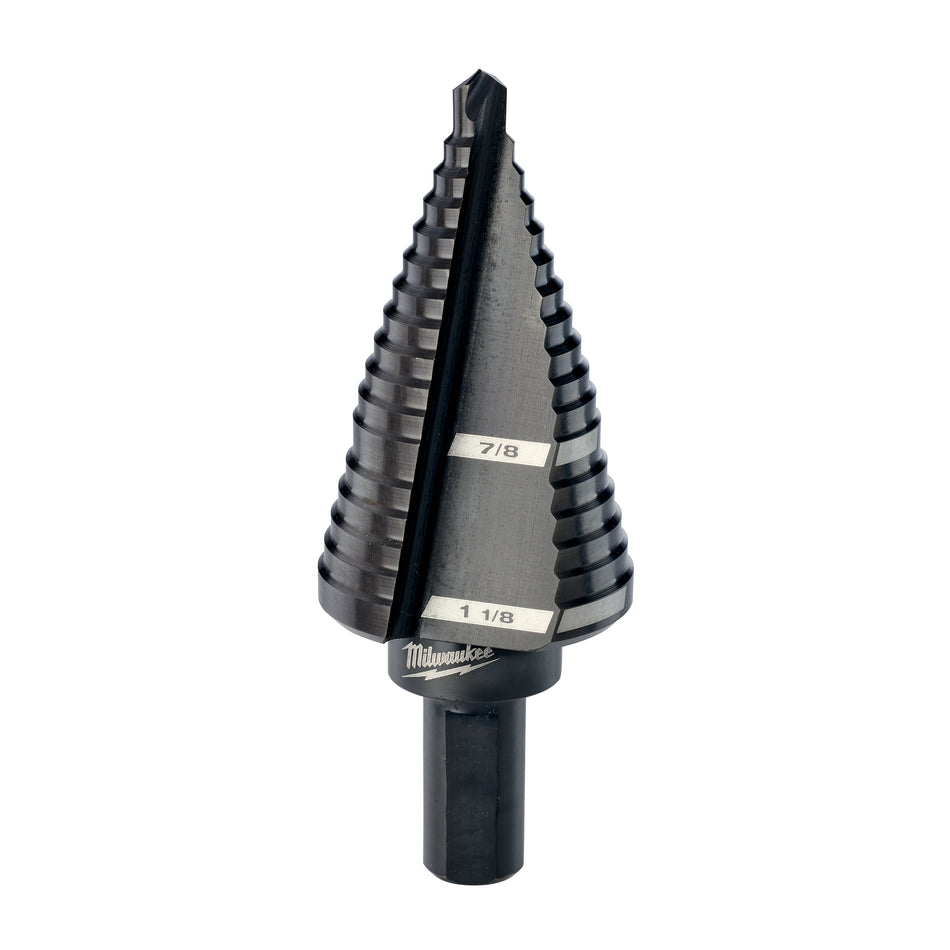 Milwaukee 48-89-9209, #9 Step Drill Bit, 7/8" & 1-1/8"