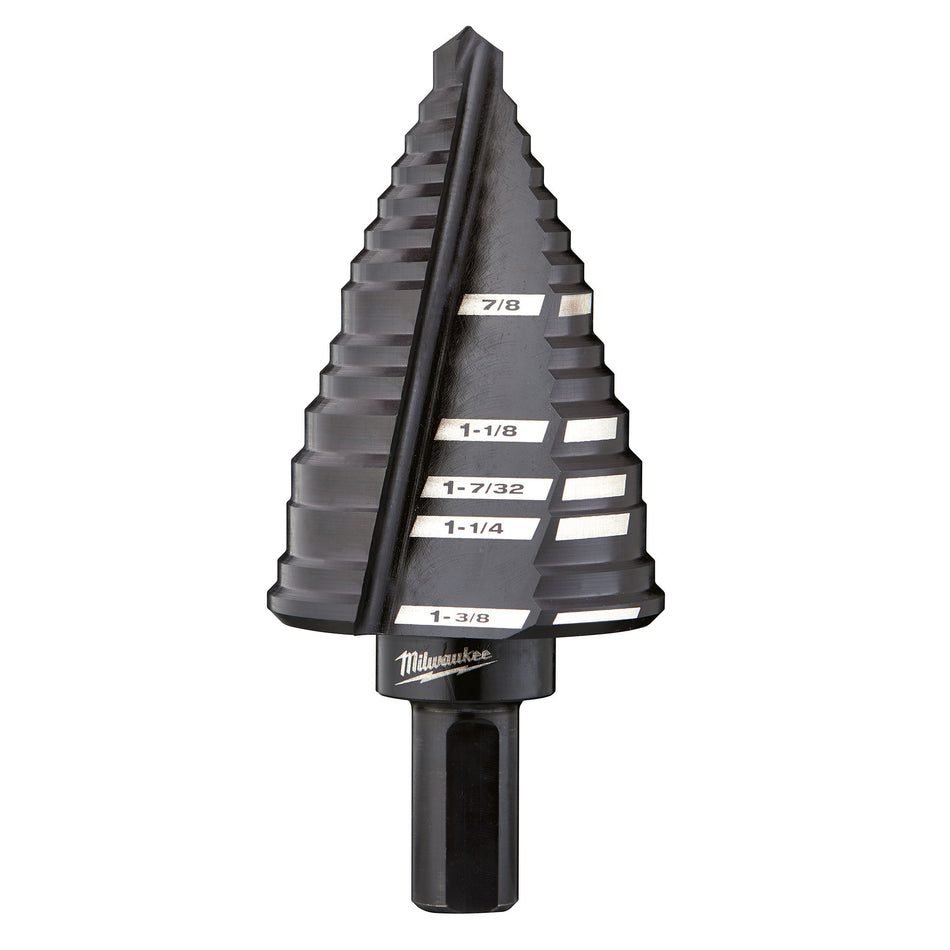 Milwaukee 48-89-9212, #12 Step Drill Bit, 7/8" - 1-3/8"