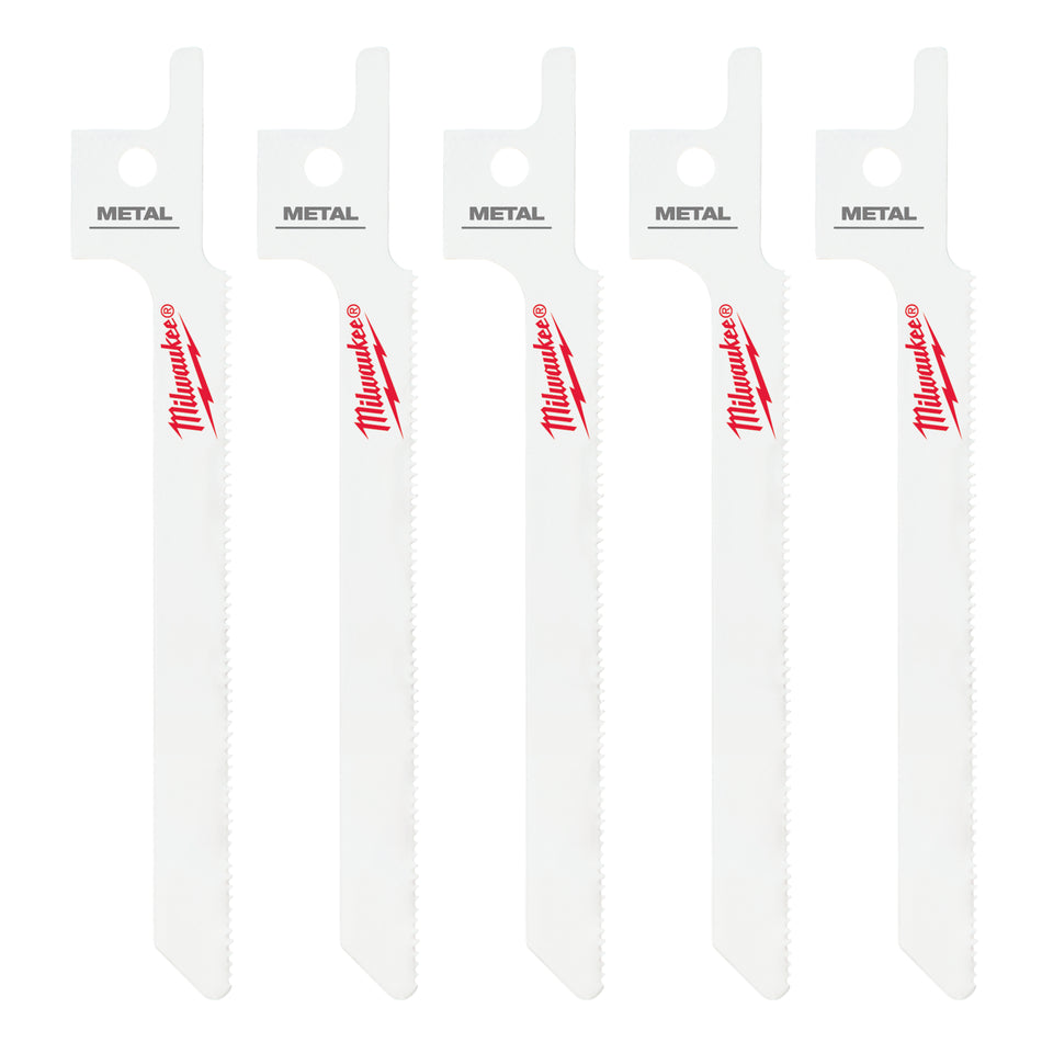 Milwaukee 49-00-5324, M12 Hackzall Blade-Metal Scroll (5/pkg)
