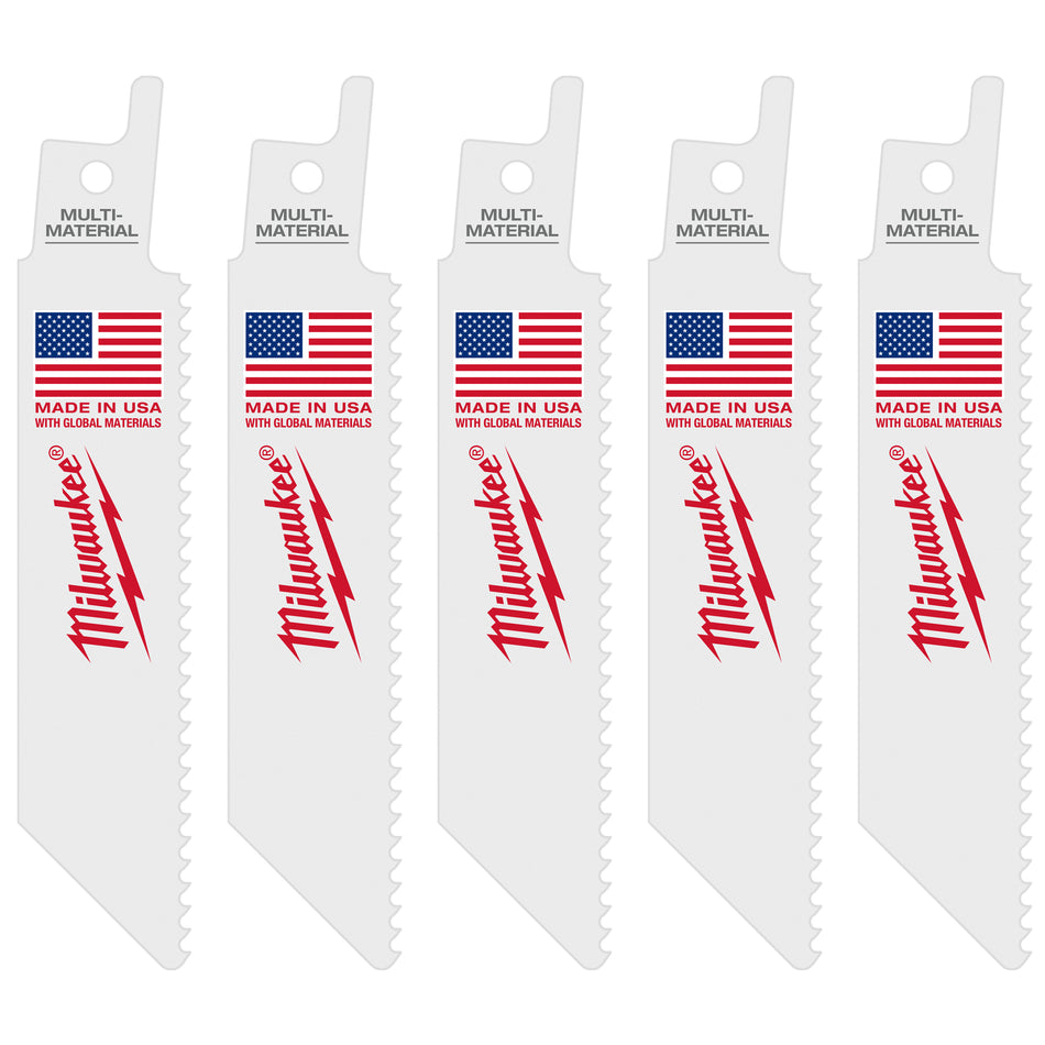 Milwaukee 49-00-5410, M12 Hackzall Blade-Multi-Material (5/pkg)