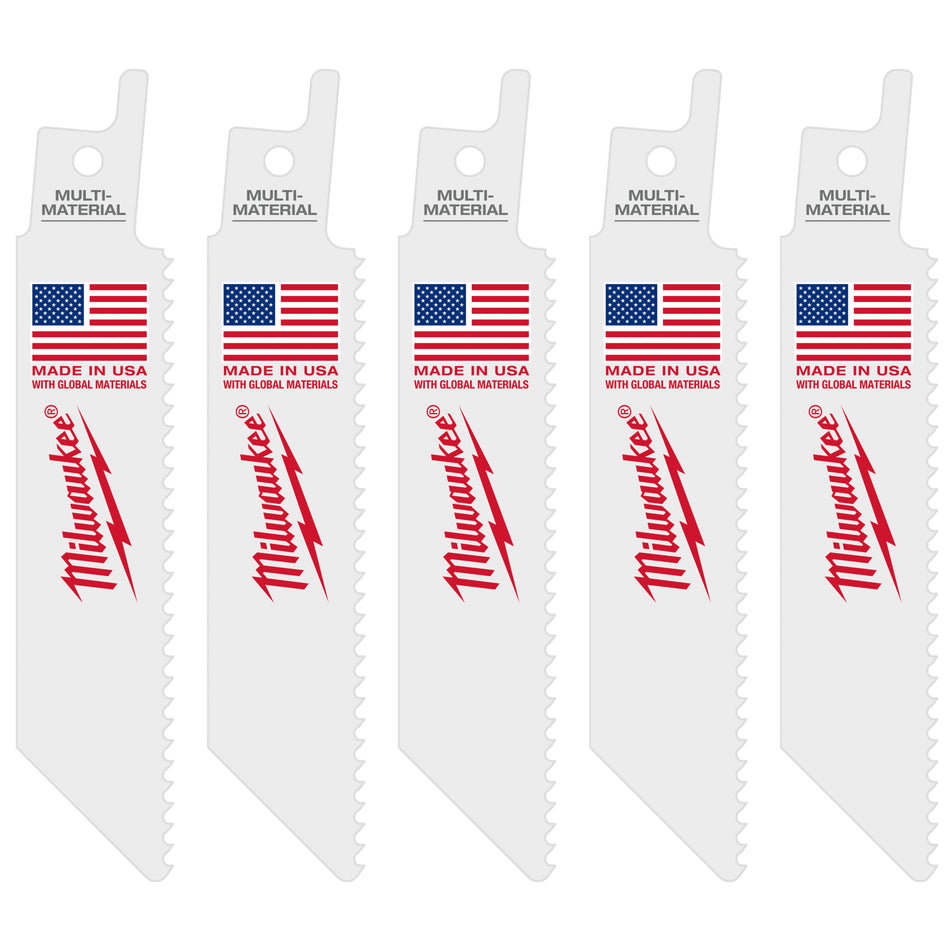 Milwaukee 49-00-5410, M12 Hackzall Blade-Multi-Material (5/pkg)
