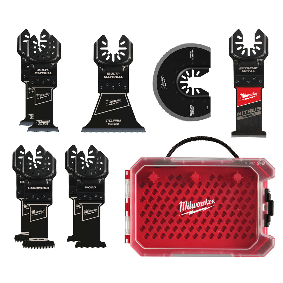 Milwaukee 49-10-9113, 9 pc Open-Lok Multi-Tool Blade Kit