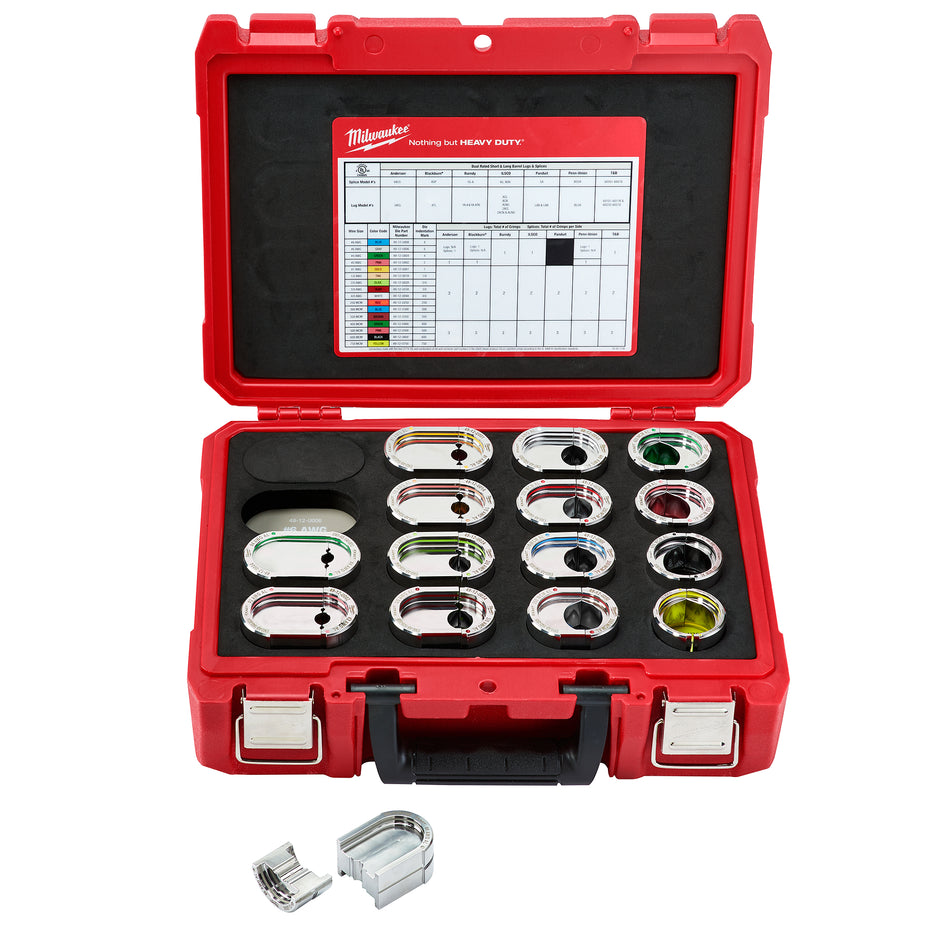 Milwaukee 49-12-KITA, EXACT™ #6 – 750 MCM Aluminum 12T U Style Die Kit