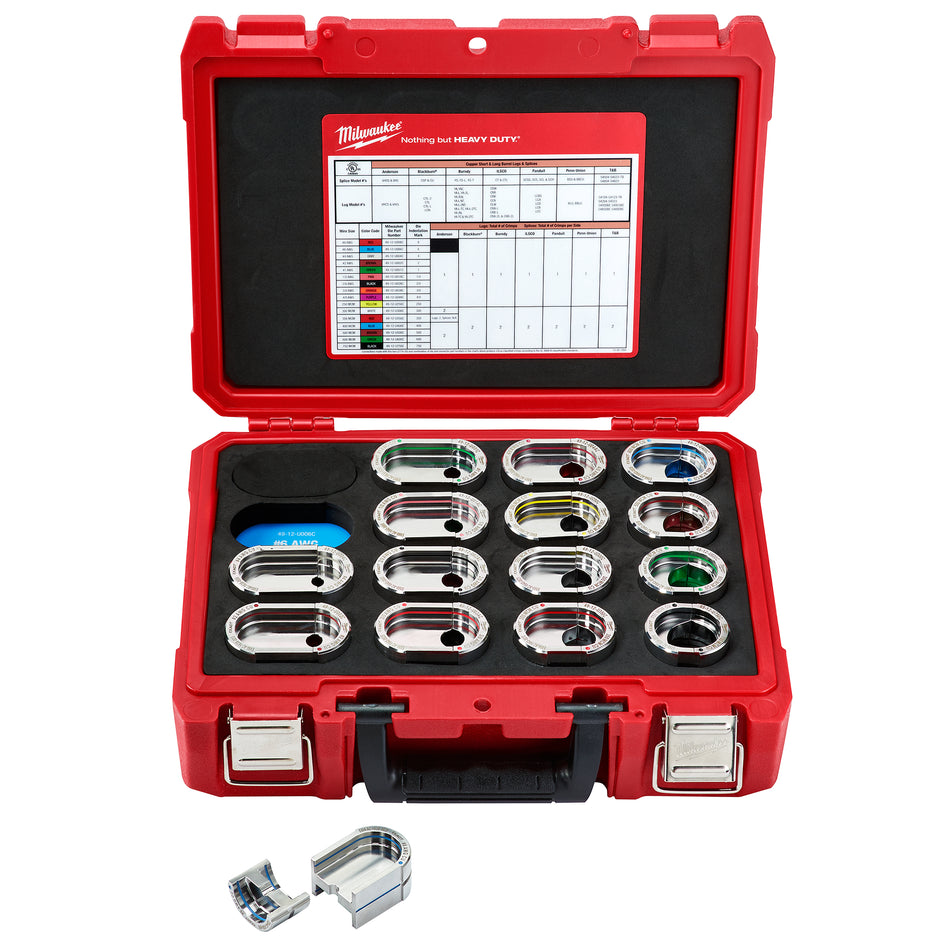Milwaukee 49-12-KITC, EXACT™ #6 – 750 MCM Copper 12T U Style Die Kit