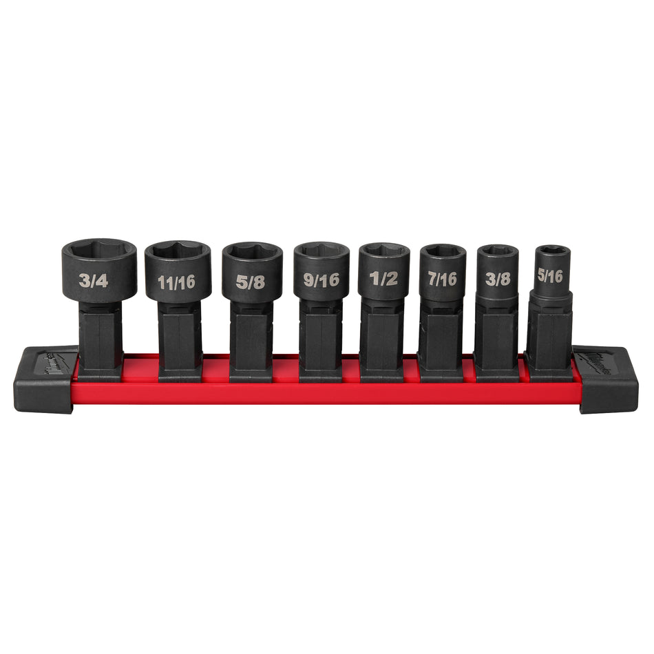 Milwaukee 49-16-1640, INSIDER™ Box Ratchet Socket SAE Set 8PC